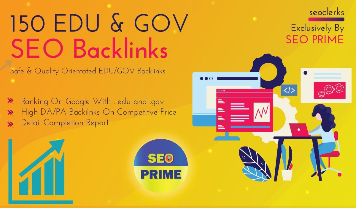 Safe and Quality Oriented 100 EDU & GOV SEO Backlinks for $50